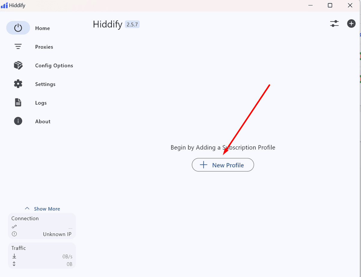 Hiddify Guide Step 1