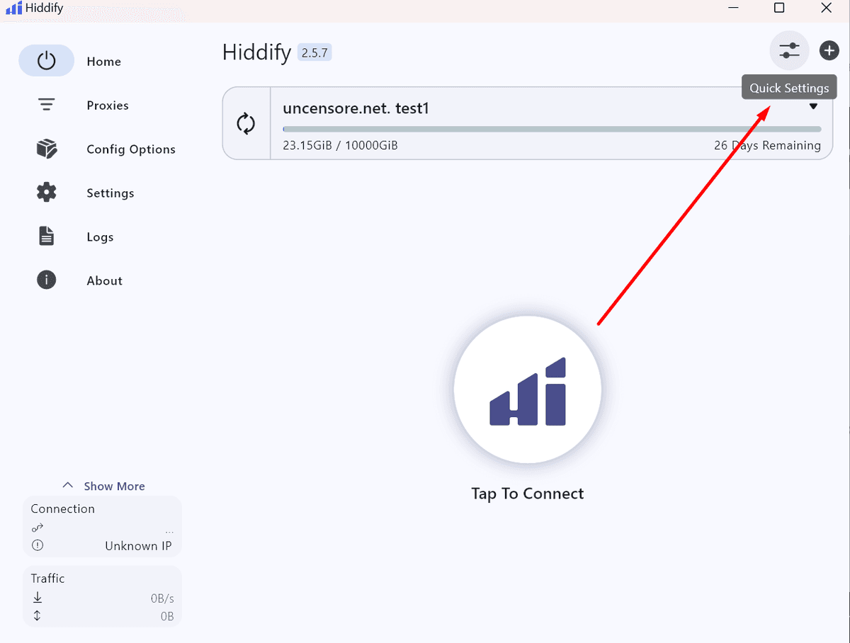 Hiddify Guide Step 3